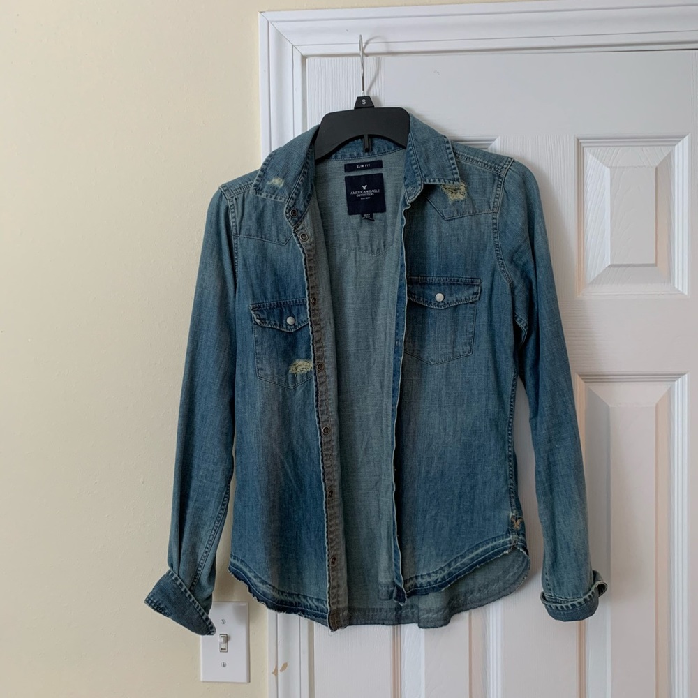 Denim top